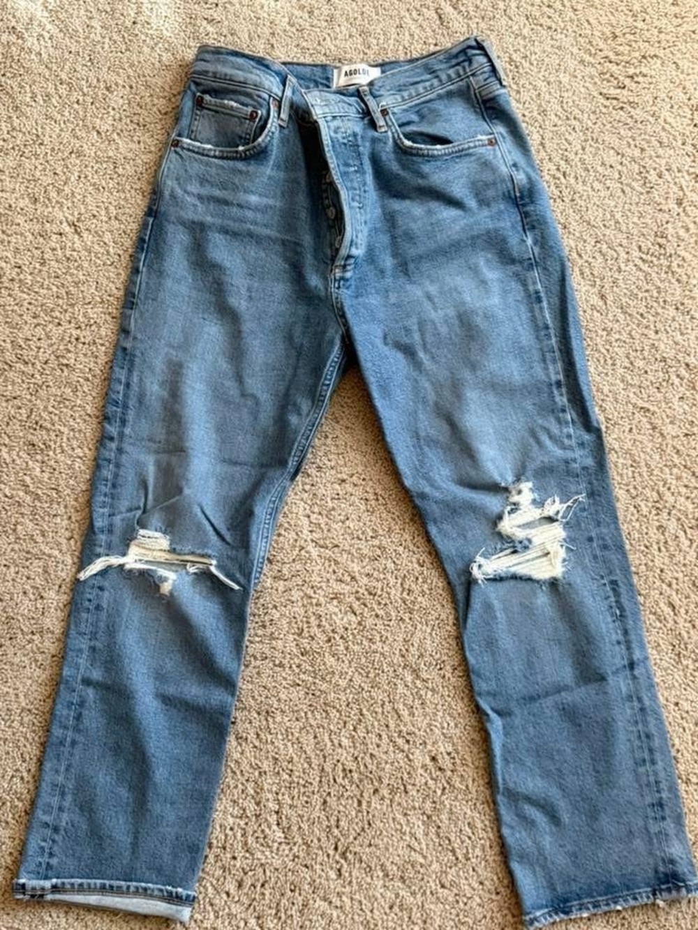 AGOLDE - Women’s size 28 Distressed Jeans